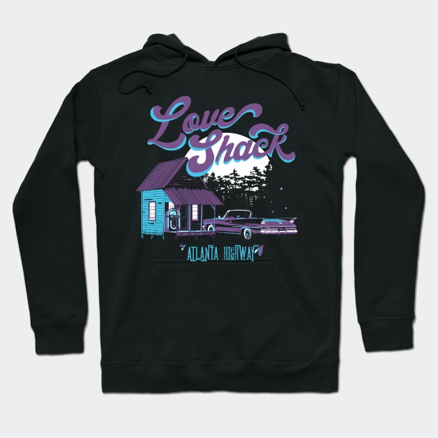 Love Shack Hoodie by stevethomasart